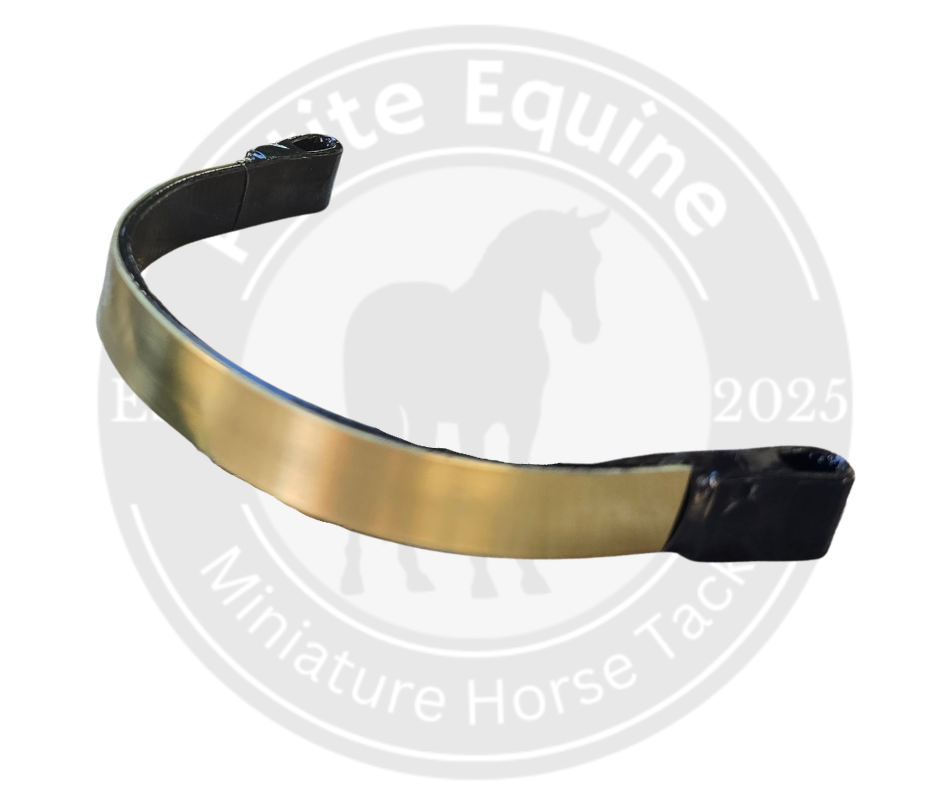 J Hook Noseband | Brass Wide