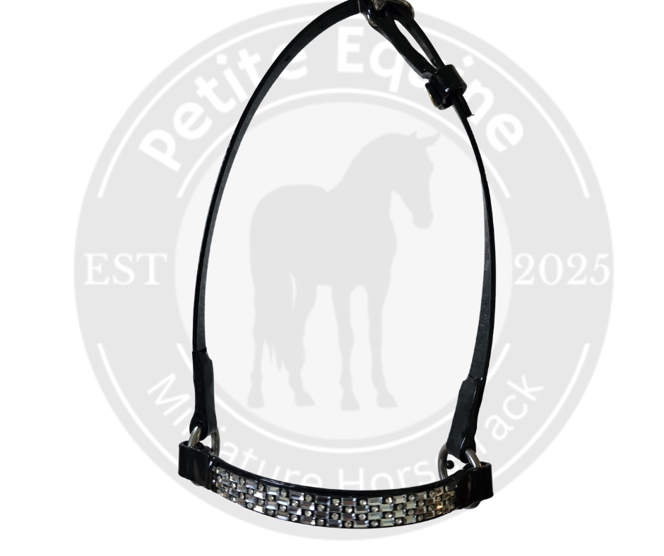 Junior Crown Show Halter | Clear Crystals