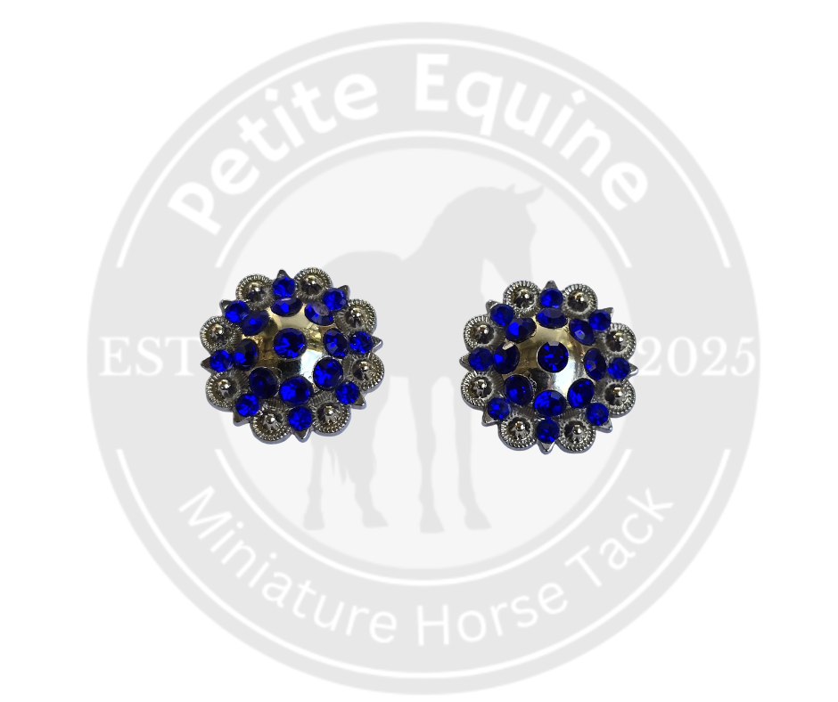 Rhinestone Conchos | Royal Blue
