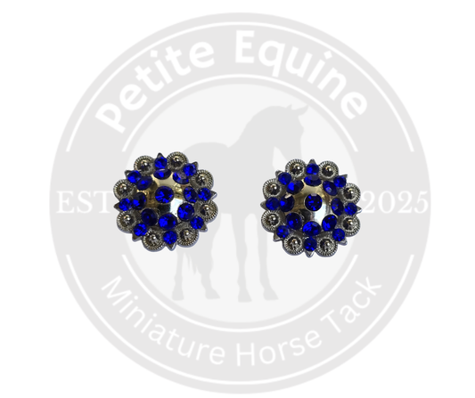 Rhinestone Conchos | Royal Blue