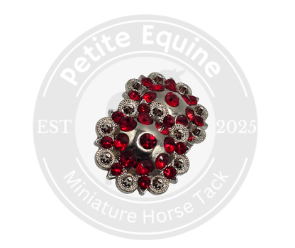 Rhinestone Conchos | Red